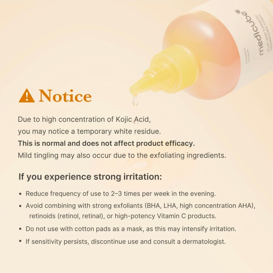 Medicube Kojic Acid Turmeric Resurfacing Toner