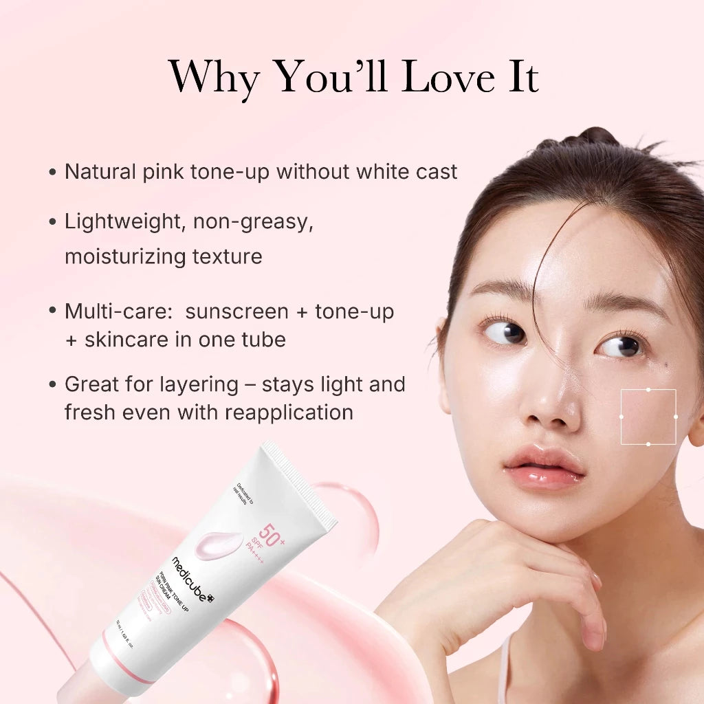 Medicube PDRN Pink Tone Up Sun Cream