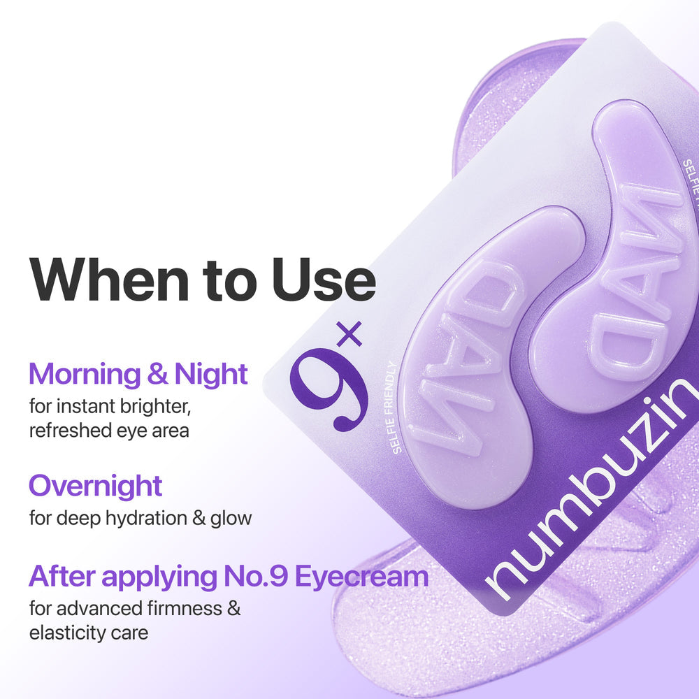 Numbuzin 9+ Nad+ Collagen Under Eye Patches