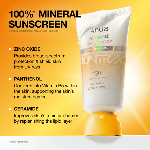 Anua Mineral Weightless Sunscreen Spf50+