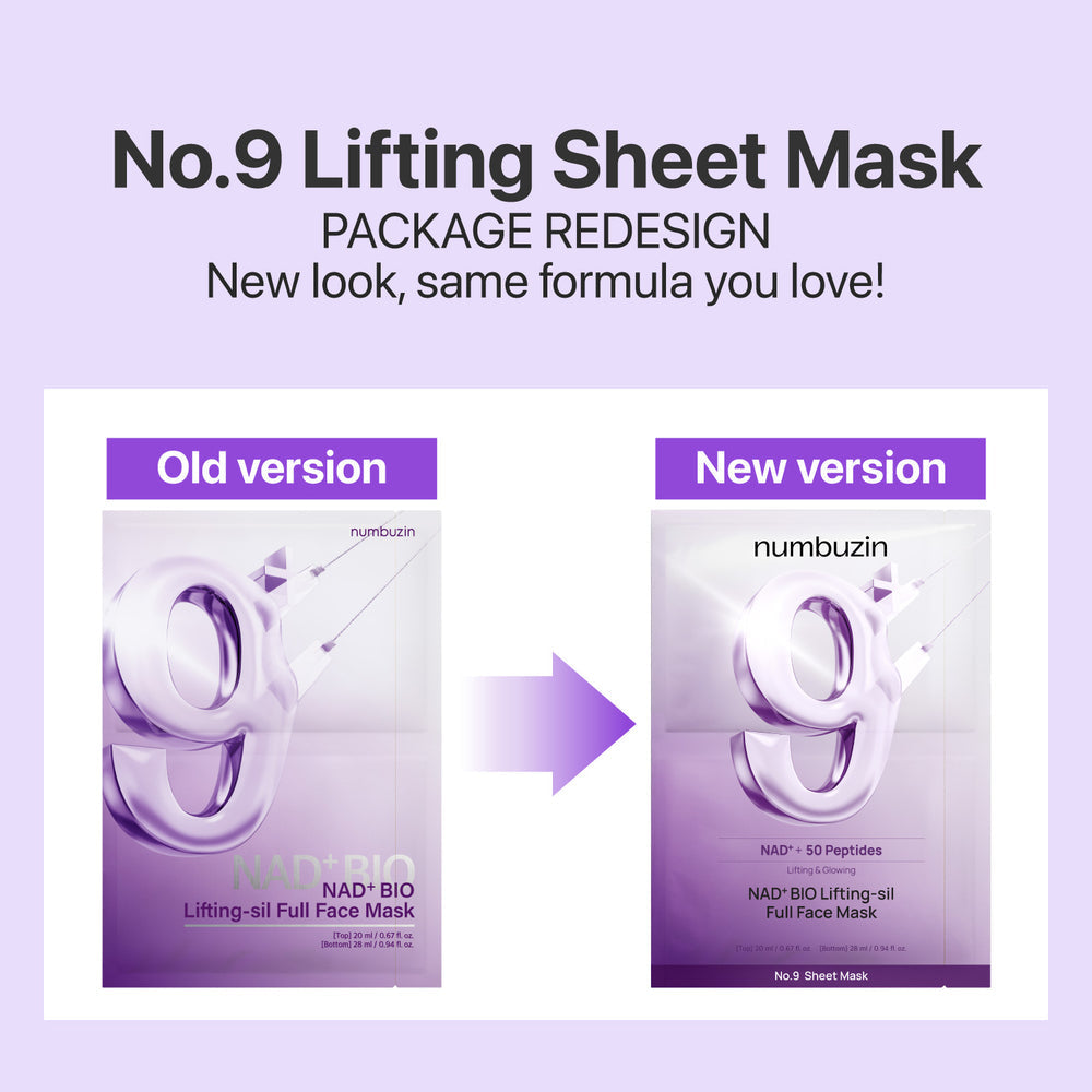 Numbuzin 9 Nad+ Lifting Sheet Mask