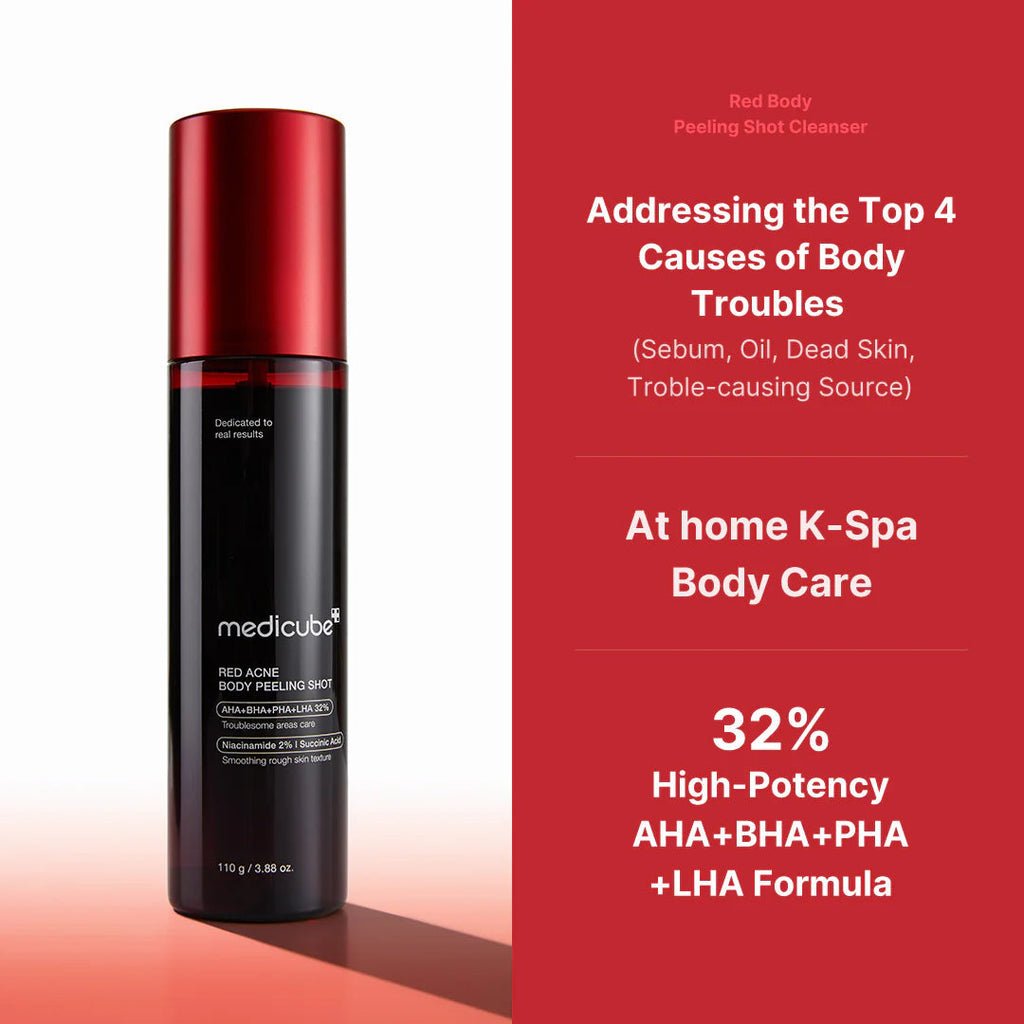 Medicube Red Acne Body Peeling Shot