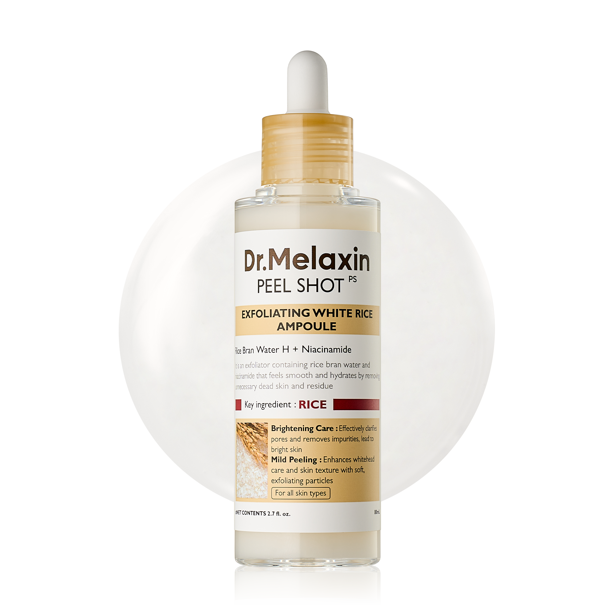 Dr Melaxin Exfoliating White Rice Ampoule