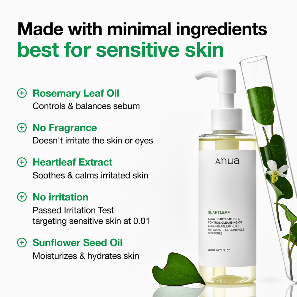 Anua Heartleaf Cleansing Oil