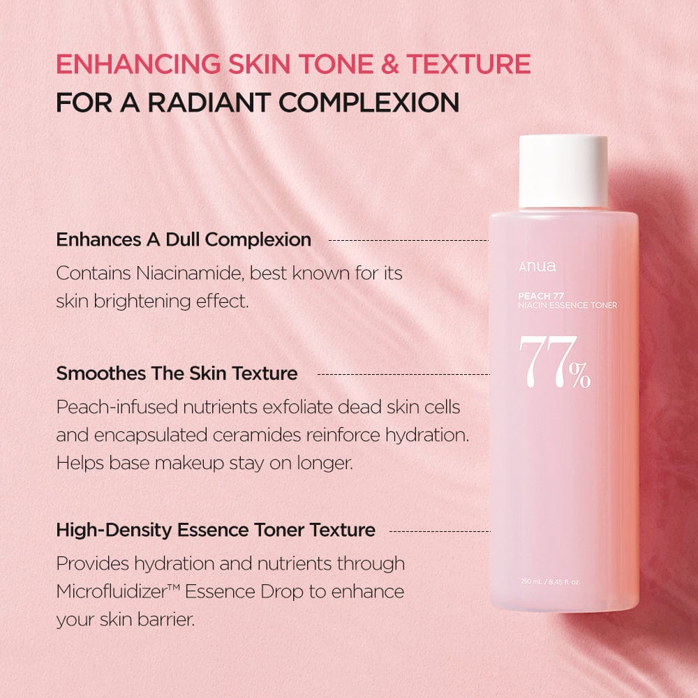 Anua 77 Peach Niacin Essence Toner