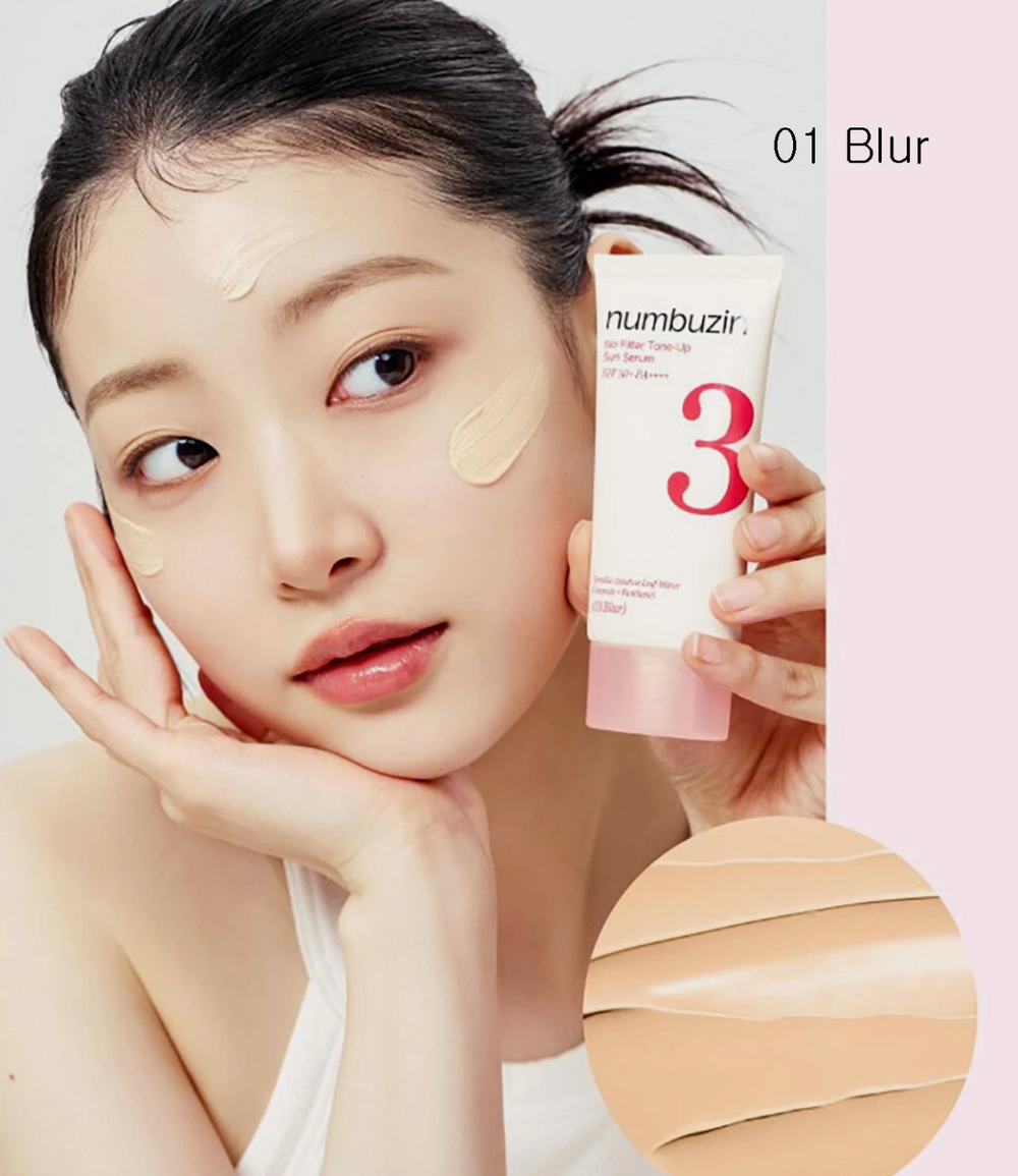 Numbuzin 3 No Filter Tone-Up Sun Serum spf50+ Blur (01)