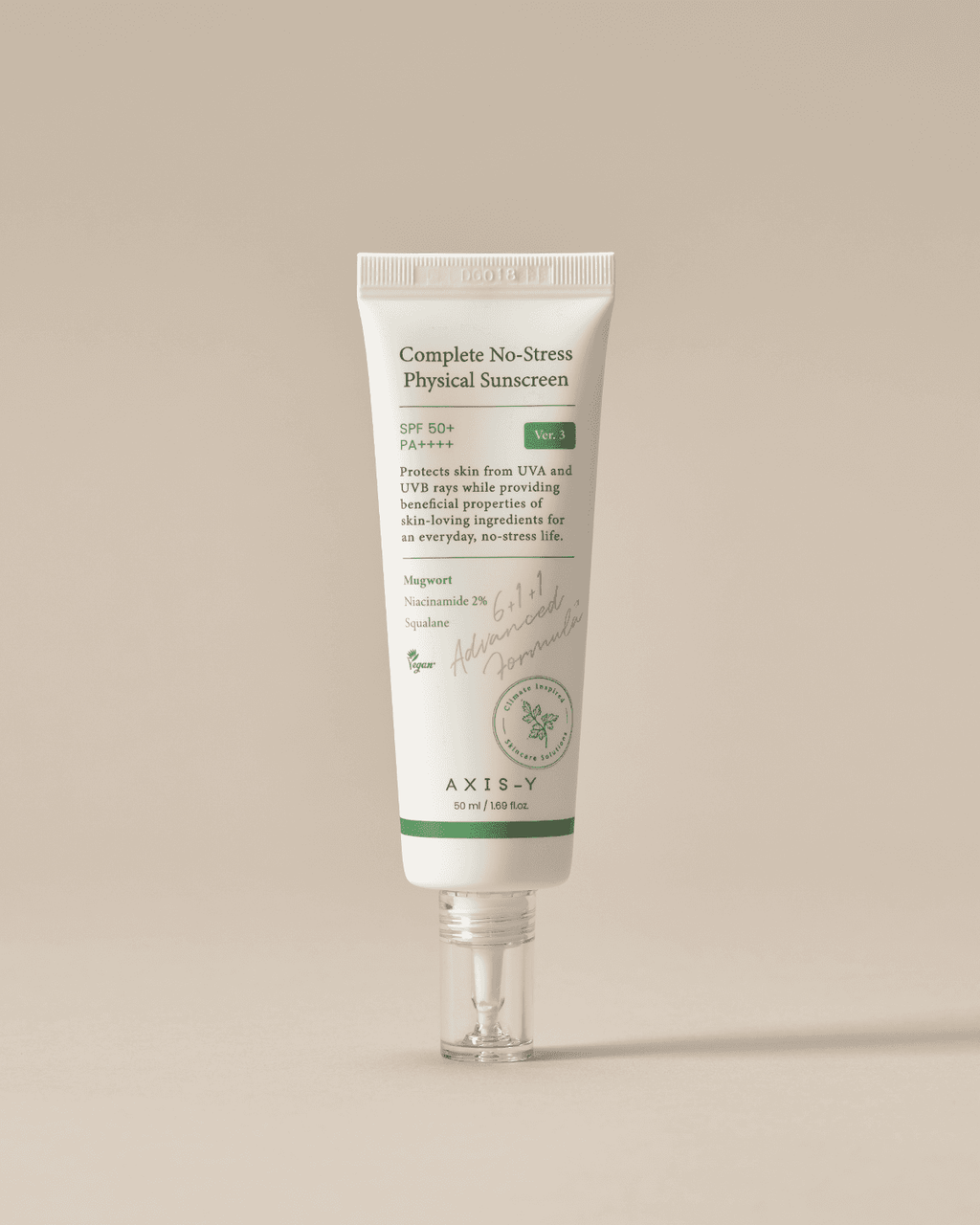 Axis Y Complete No-Stress Physical Sunscreen Spf50+