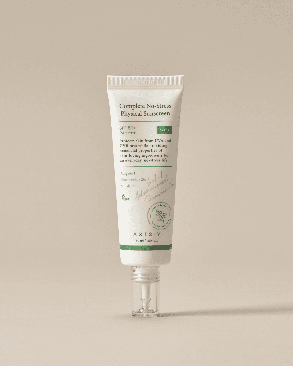 Axis Y Complete No-Stress Physical Sunscreen Spf50+