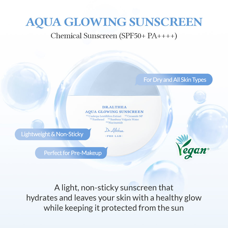 Dr Althea Aqua Glowing Sunscreen spf50+
