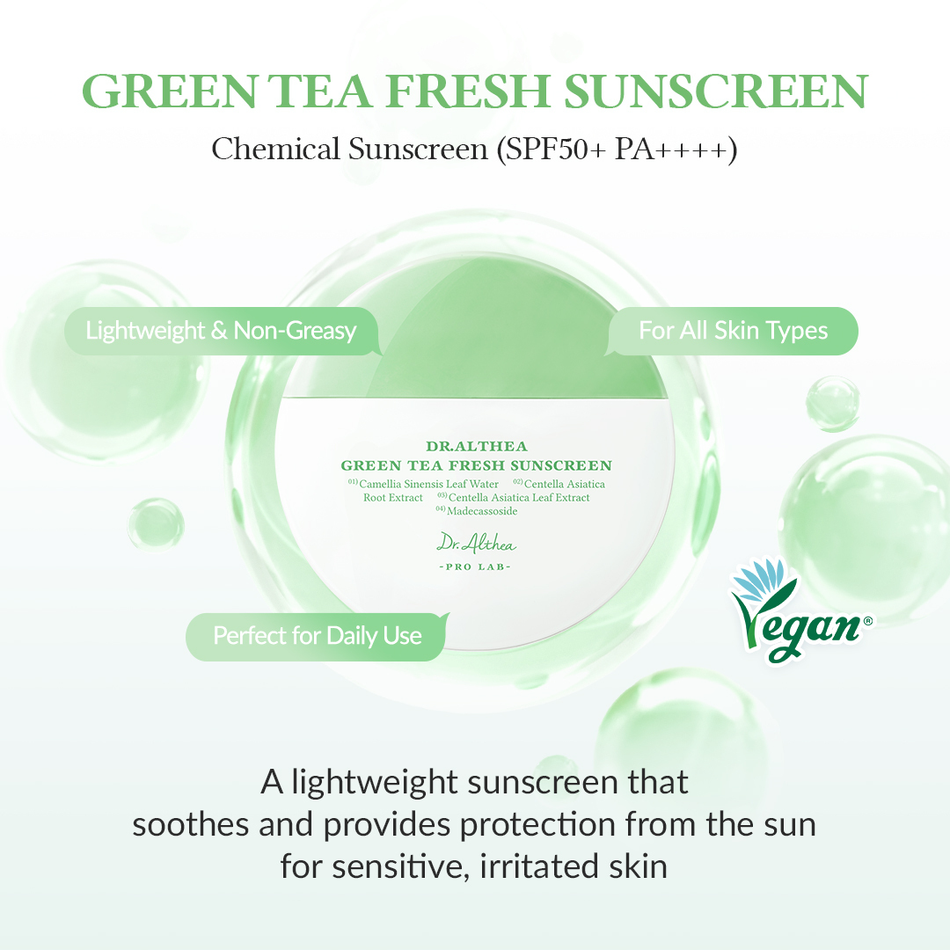 Dr Althea Green Tea Fresh Sunscreen spf50+