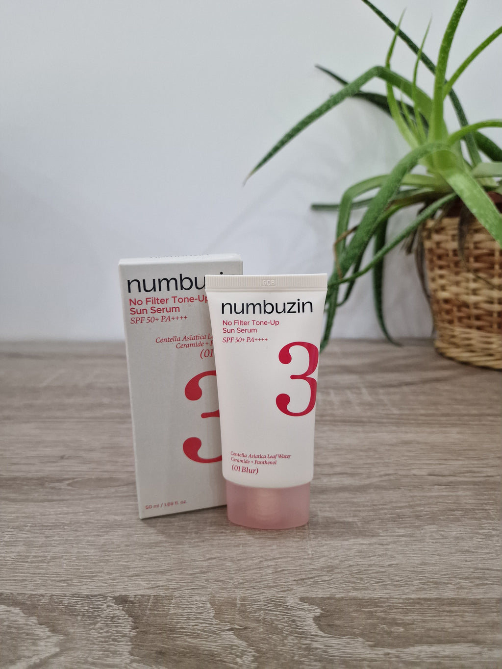 Numbuzin 3 No Filter Tone-Up Sun Serum spf50+ Blur (01)