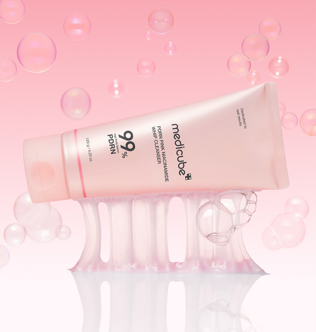 Medicube PDRN Pink Niacinamide Whip Cleanser 99%