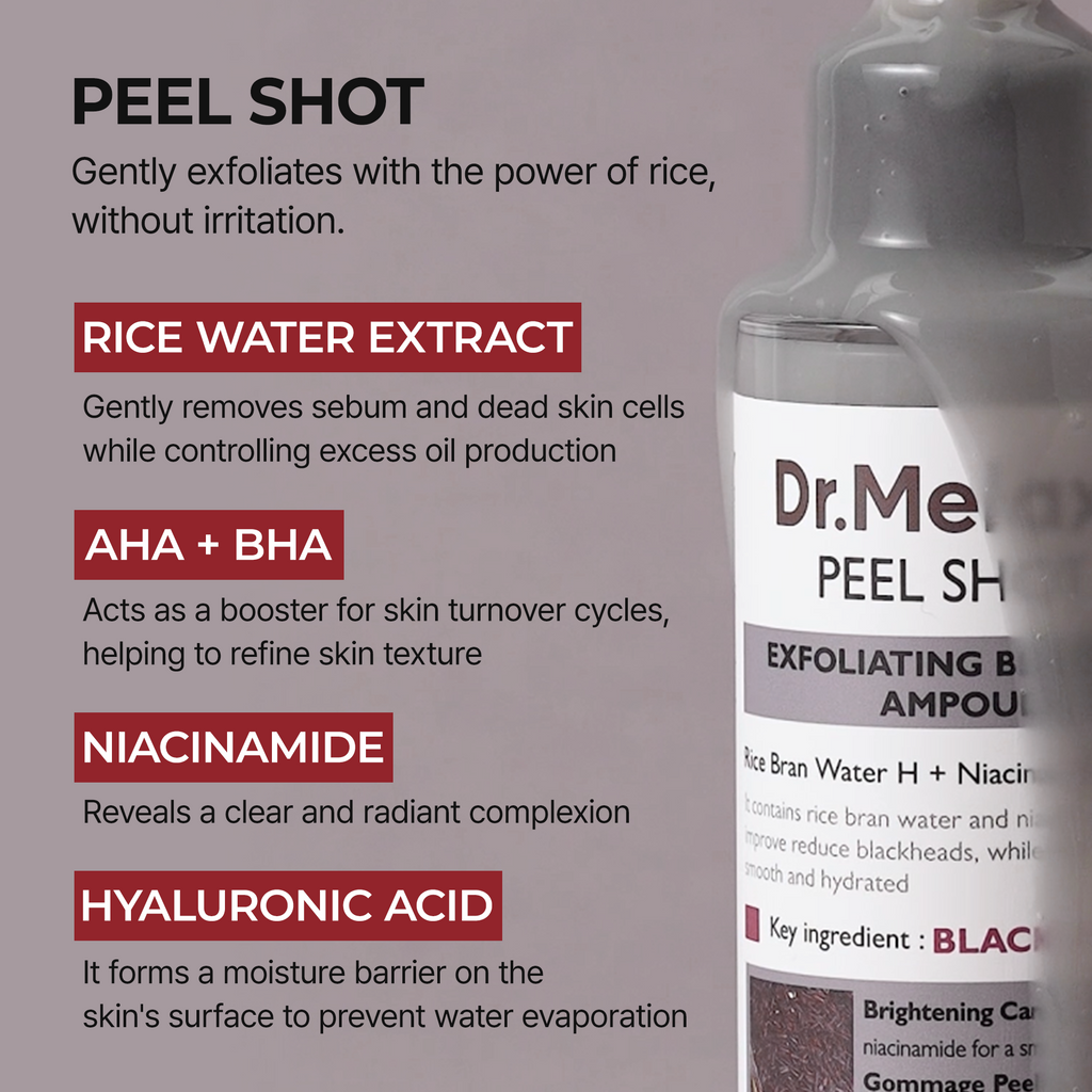 Dr Melaxin Exfoliating Black Rice Ampoule