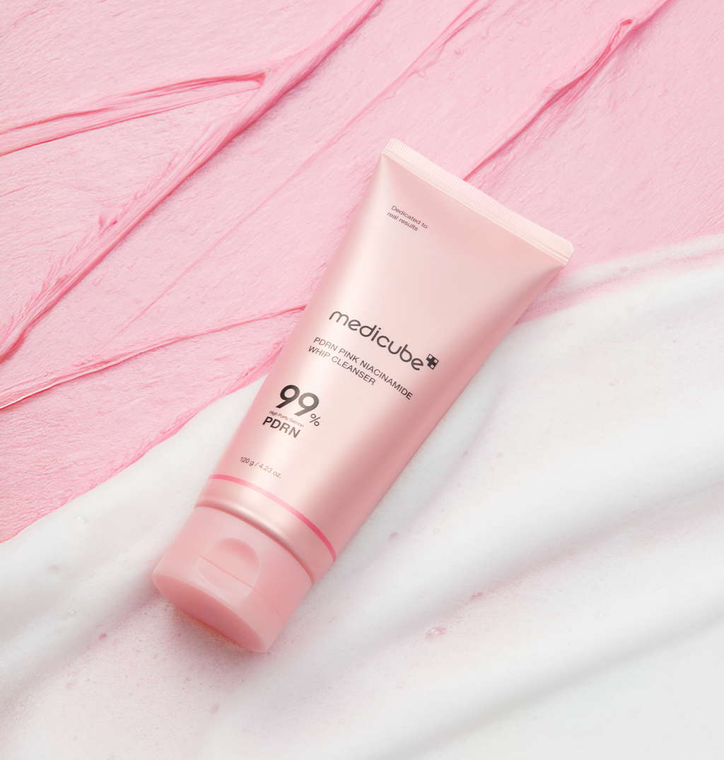 Medicube PDRN Pink Niacinamide Whip Cleanser 99%