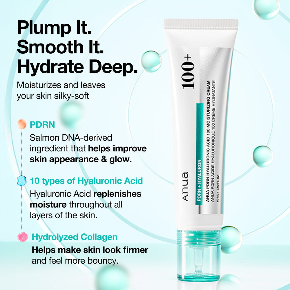Anua PDRN 100 Hyaluronic Acid Moisturising Cream