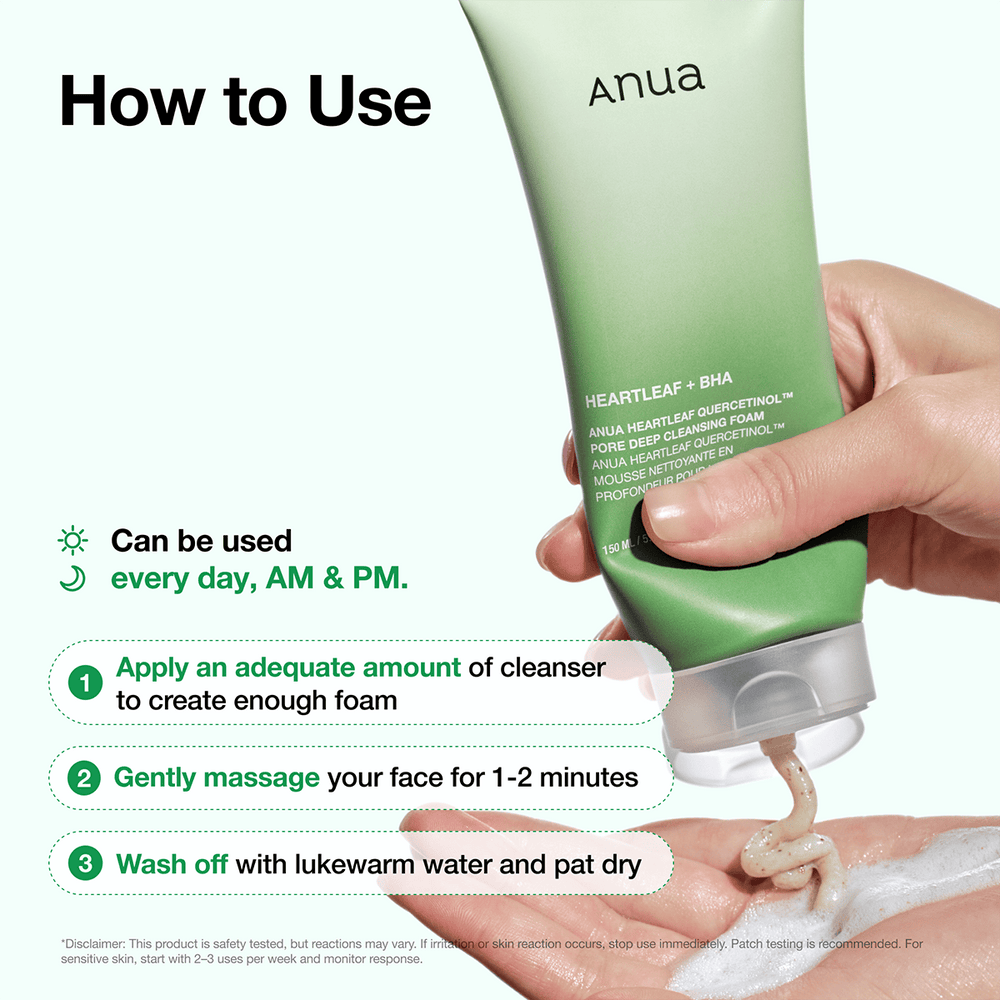 Anua Heartleaf Pore Deep Cleansing Foam